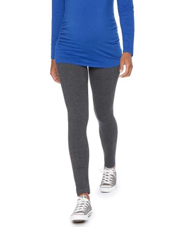 Motherhood Maternity Women's Essential Stretch Full Length Secret Fit Belly Leggings XL Charcoal
