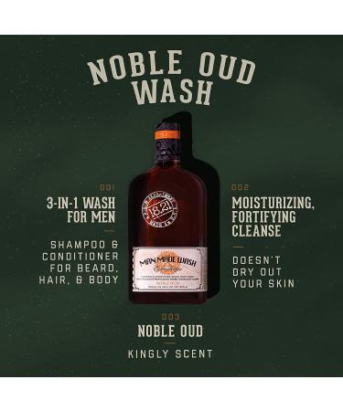 18.21 Man Made Original Noble Oud 3-in-1 Body Wash, Shampoo & Conditioner for Men - 18oz - Buy Online on SooperMarket.com
