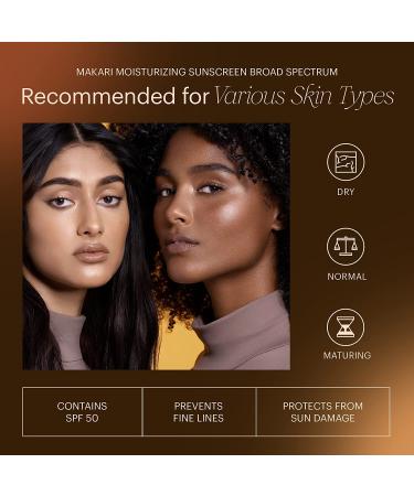 Makari Moisturizing Sunscreen SPF 50 - Broad Spectrum UVA & UVB Protection | Anti-Aging Sunblock | Lightweight Face & Body Lotion - Buy Online on SooperMarket.com