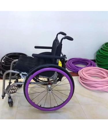 Wheelchair Push Rim Covers Wheelchair Stroller Ring Protector Non-slip Wear-Resistant Hand Push Cover Wheelchair Handrim Covers Wheelchair Rear Wheel Cover for Improve Grip and Traction (Color : B 24inch B - Buy Online on SooperMarket.com