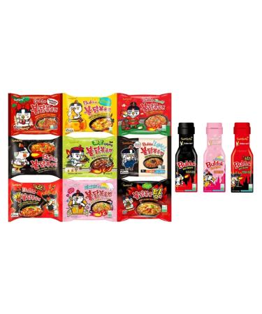 Samyang Hot Chicken Buldak Halal/Tailor-make 10 Noodles + 1 Sauce (Optional Extra) / Self Customise Own Case