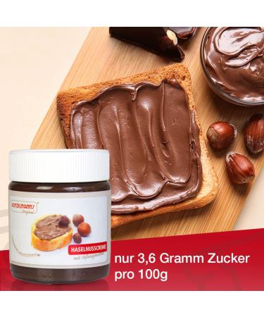 Buy Konzelmann's Original Hazelnut Cream 6x250g - Delicious Low-Calorie Breakfast Spread with Erythritol - Premium Quality Ingredients - Shop Internationally! - Buy Online on SooperMarket.com