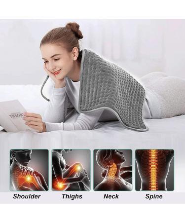 Buy Adjustable Electric Heating Pillows for Neck & Shoulder Relief Soft Comfortable 29.9 x 15.7 Inches Heated Blanket for Stress Shop Winter Essentials! - Buy Online on SooperMarket.com
