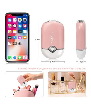 Rechargeable Handheld Mini Fan Lash Dryer for Eyelash Extensions - Pink - Buy Online on SooperMarket.com