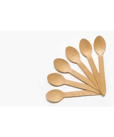 250ct Pack of Perfect Stix 6.25 Inch Wooden Cutlery Spoons - Eco-Friendly Utensils for Parties and Events - Buy Online on SooperMarket.com
