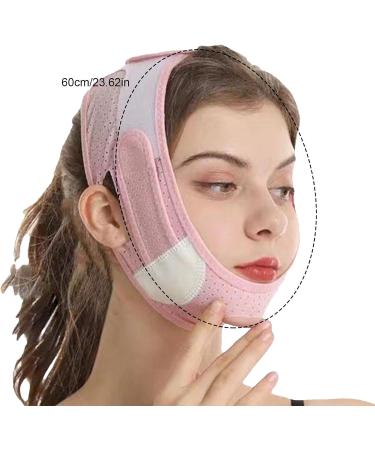 Double Chin Reducer - V Lines Lifting Belt Double Chin Reducer - Face Lifting Belt Chin Strap Facial Slimming Strap Reusable V Lines Belt For Firming Contours Jawlines Shaper - Buy Online on SooperMarket.com