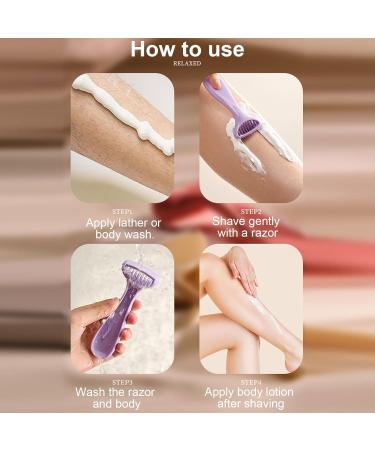 Sirseon Women's Razor for Sensitive Skin - Gentle Hair Removal & Intimate Care | Body Razors for Comfortable Shaving - Buy Online on SooperMarket.com