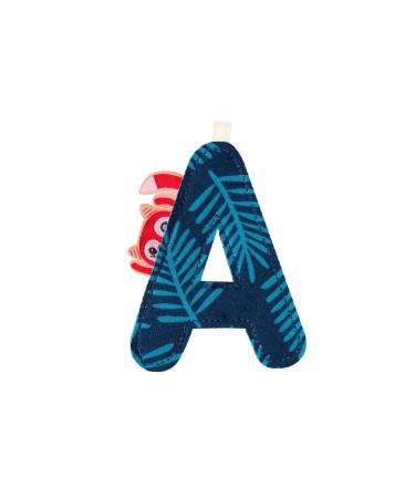 Lilliputiens 86465 fabric letter "A" Fox Alice