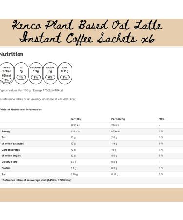Plant Based Coffee Bundle With Oat Latte & Almond Latte Instant Coffee (24 sachets in total) - Buy Online on SooperMarket.com