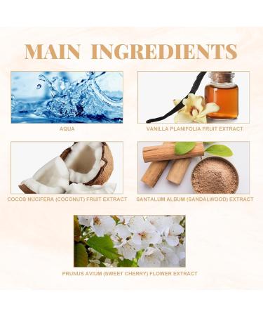 Warm Coconut Fragrance Mist Skin Body Mist Intimate Partner Perfumes for Women Long Lasting Fresh Perfume Spray Portable Natural Non-Greasy Dating Fragrance Warm Coconut (1 Pcs) - Buy Online on SooperMarket.com