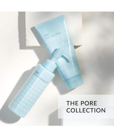 DHC Pore Face Wash - Exfoliating Cream Cleanser for Acne & Oily Skin | Foaming Pore-Minimizing Fragrance-Free 4.2 oz - Buy Online on SooperMarket.com