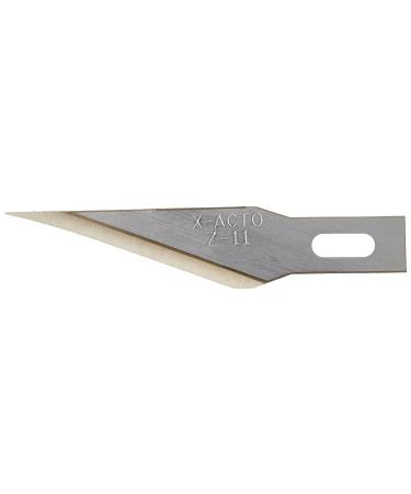 X-Acto FBA_XZ211 Z Series Light-Weight Replacement, 11, 4-7/8 in L, Stainless Steel Blade, Gold Hue, Pack of 5, 0.32 OZ