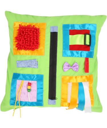 Dementia Activity Pillow Various Levels of Difficulty Motor Skills Development Zipper Multicolor Sensory Activity Pillow for Elderly for Travel - Buy Online on SooperMarket.com