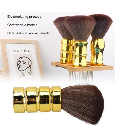 KUIKUI Soft Gentle Neck Duster Brush for Professional Barber Neck Cleaning - Gold - Buy Online on SooperMarket.com