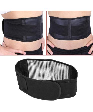 Lumbar Back Brace 4 Size Adjustable Self-Heating Waist Back Braces Back Pain Support Belt Adjustable Self-Heating for Women and Men (L) - Buy Online on SooperMarket.com