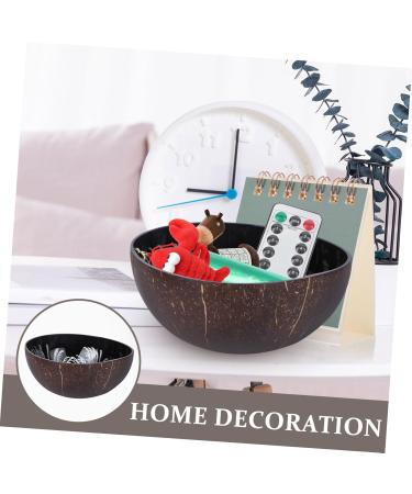 CORHAD Keychain Wood Tray Cereal Container Decor Key Storage Bowl Candy Container Salad Bowl Vietnam Fruit medium Silver - Buy Online on SooperMarket.com