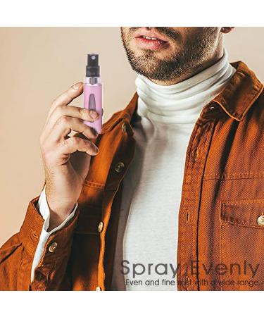 Rosiya Perfume Atomiser pack of 1 Perfume Travel Bottle 5ML Refillable Perfume Spray Bottle Easy to Refill Empty Atomiser Bottle for Purse Handbag Pocket and Luggage (Pink) Pink Pack of 1 - Buy Online on SooperMarket.com