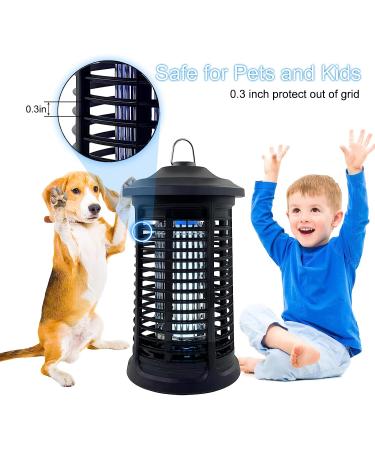 4200V Electric Bug Zapper Indoor/Outdoor - High Powered Mosquito Killer, Waterproof Fly Trap Lamp - for Home, Garden, Backyard, Camping - Buy Online on SooperMarket.com
