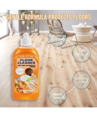 Honifee Floor Cleaner Solution NML Floor Cleaner VML Powerful Decontamination Floor Cleaner Wood Floor Cleaner and Polish All-Purpose Wood Tile Marble Ceramic Floor Cleaner (1 PCS) - Buy Online on SooperMarket.com