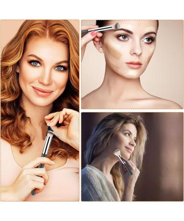 Amaxiu 3 Pcs Foundation Contour Brushes - Foundation Brush & Concealer Brush & Blusher Brush Under Eye Nose Contour Kabuki Brush for Blending Liquid Cream Sculpting Highlighting Mineral Makeup - Buy Online on SooperMarket.com
