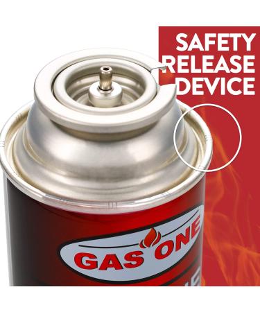 GasOne Butane Fuel Canister (12 Pack) - High-Quality Butane Fuel for Camping Stoves - Buy Online on SooperMarket.com