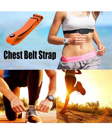Lrporyvn Heart Rate Chest Strap - Adjustable Elastic Sports Monitor Belt for Accurate Heart Rate Tracking - Buy Online on SooperMarket.com