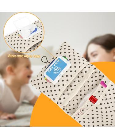 Piwosgol Baby Diaper Bag - Compact Organizer for On-the-Go Essentials Perfect for Diapers Wipes Care Cream and More - Buy Online on SooperMarket.com