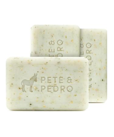 Pete & Pedro Body Bar Soap - Hydrating Exfoliating Cleansing Bar with Eucalyptus Scent | Shea Butter & Olive Oil | 6 oz - Buy Online on SooperMarket.com