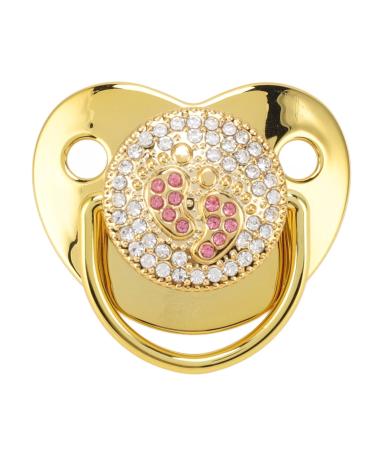 Bling Baby Pacifier - Anti-Static Gold Pacifier for Newborns & Toddlers (6-18 Months) - Perfect for Outdoor Use | Shop Now! - Buy Online on SooperMarket.com