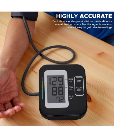 Upper Arm Blood Pressure Monitor - LoviaCare Digital Machine for Home Use - Adjustable Cuff - Large LCD Display - 240 Readings Storage - Buy Online on SooperMarket.com