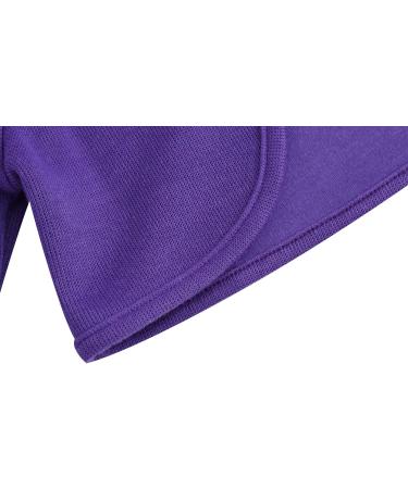 Bonny Billy Girls Long Sleeve Knitted Cotton Cardigan Shrug - Dark Purple (8-9 Years) - Buy Online on SooperMarket.com