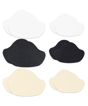 12Pcs Shoe Lining Repair Patch 3 Colours Leather Self Adhesive Heel Repair Patch 2 Size Shoe Hole Patch for Most Shoes