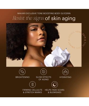Makari Exclusive Active Intense Tone Boosting Body Glycerin 16.8oz | Skin-Brightening & Moisturizing Formula | Promotes Even Skin Tone | For All Skin Types - Buy Online on SooperMarket.com