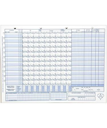 Glover's Scorebooks Baseball/Softball Scoring Sheets - 30 Games - Buy Online on SooperMarket.com