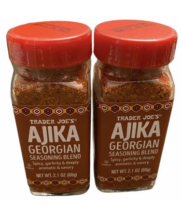 Trader Joe's Ajika Georgian Seasoning Blend (Pack of 2) - Spicy, Garlicky, Aromatic & Savory - Buy Online on SooperMarket.com