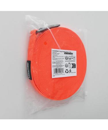 Looxmeer Rubberized Dog Tow Lines - 3m to 30m Leashes for Small & Medium Dogs | Neon Orange Practice Lines - Buy Online on SooperMarket.com