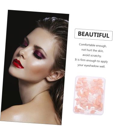 Baluue 50pcs Double Ended Eyeshadow Brush Eyeshadow Makeup Accessories Eyeshadow Sticks Plastic 6x1cm As Shown - Buy Online on SooperMarket.com