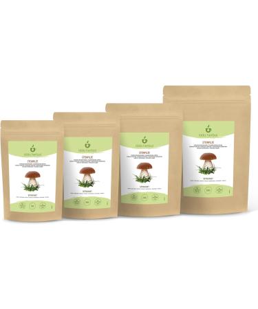 Dried Porcini Mushrooms (250g) - Premium Boletus Edilus Whole Mushrooms, 100% Natural, Vegan - 8.8oz - Buy Online on SooperMarket.com