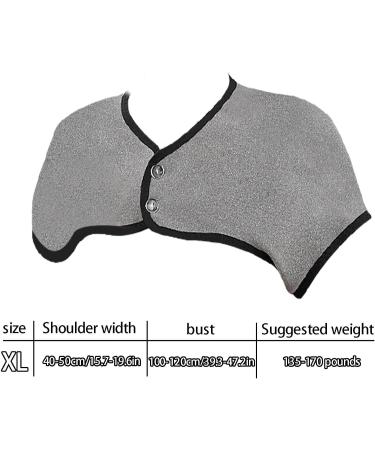 Shenrongtong 360 Heated Neck & Shoulder Pillow - XL Washable Velvet Relaxation Wrap - All-Year Comfort in Light Gray - Buy Online on SooperMarket.com
