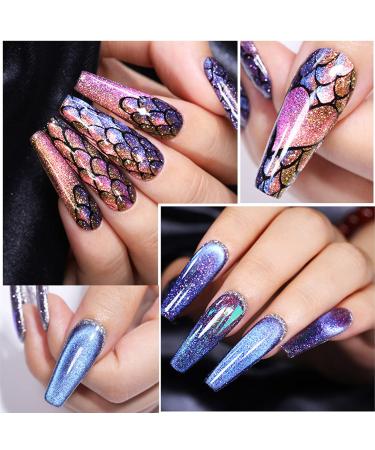 9-Piece Cat Eye Nail Magnet Tool Set for Gel Polish Nail Art | Double-Head Flower Design Pens and Multi-Function Board - Buy Online on SooperMarket.com