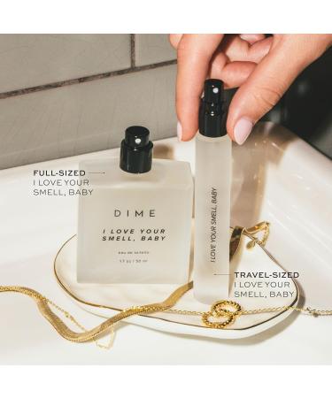 Dime Beauty Perfume I Love Your Smell Baby 0.34 oz / 10 ml - Sweet Floral Scent Hypoallergenic Clean Perfume Eau de Toilette For Women 0.34 Ounce (Pack of 1) - Buy Online on SooperMarket.com