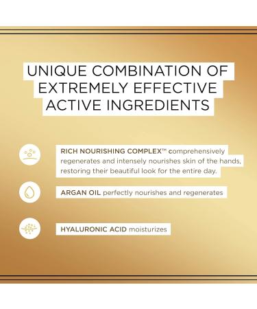 Eveline Cosmetics Argan & Vanilla Hand Cream for Very Dry Hands | 100ml | Luxurious Repair & Immediate Recovery - Buy Online on SooperMarket.com