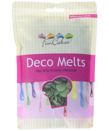 FunCakes Deco Melts green pack of 2 (2 x 250 g) Green (pack of 2)