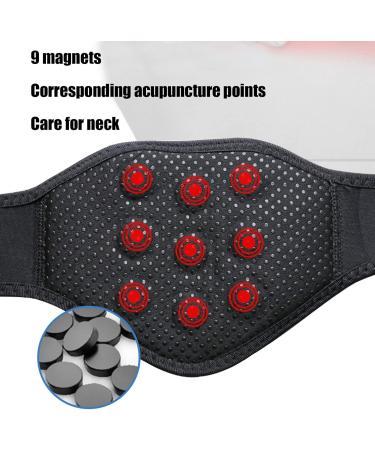 Pilipane Magnetic Therapy Neck Wrap - Self-Heating Pain Relief & Improved Circulation | International Shipping Available - Buy Online on SooperMarket.com