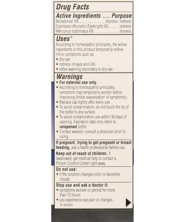 Similasan Dry Eye Relief Eye Drops 0.33 Fl Oz - Pack of 3 | Fast & Effective Relief - Buy Online on SooperMarket.com