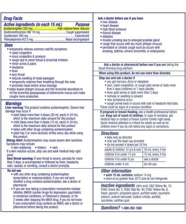Vicks DayQuil COMPLETE Cold and Flu Medicine Liquid Medicine Honey Flavour Daytime Non-Drowsy relief for Cough Fever Sore Throat Pain Sinus congestion Sinus Pain Chest Congestion 354 ml - Buy Online on SooperMarket.com