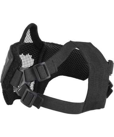 OneTigris X Storm Airsoft Mask - Tactical Mesh Face Protection with Removable Shark Jaw Morale Patch - Buy Online on SooperMarket.com