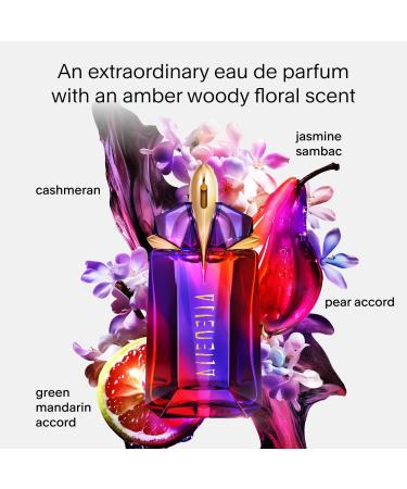 MUGLER Alien Hypersense - Eau de Parfum - Women's Fragrance - Floral & Woody - With Green Mandarin Pear Accord Jasmine & Cashmere - Long Lasting Perfume 3 Fl Oz (Pack of 1) - Buy Online on SooperMarket.com