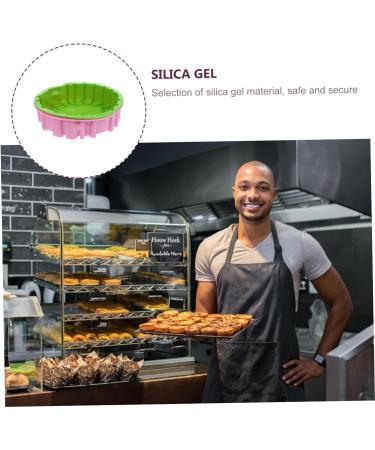 IMIKEYA Birthday Cake Mold 2pcs Happy Birthday Baking Pan Non Stick Baking Tools Silica Gel Silicone Molds 19X19CM Assorted Color - Buy Online on SooperMarket.com
