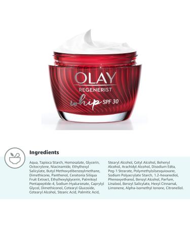 Olay Regenerist Whip SPF30 Anti-Ageing Moisturiser 50ml | Hyaluronic Acid | Firmer Skin - Buy Online on SooperMarket.com